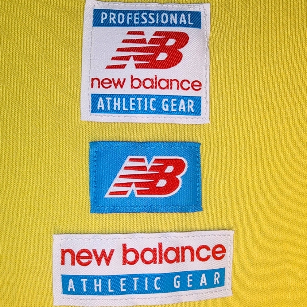 Men's Small New Balance Yellow Athletic Gear Hoodie - Picture 6 of 6